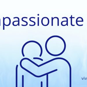 Compassionate AF (6" x 3" Sticker)