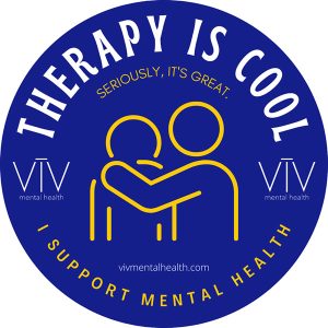 Therapy Is Cool (3" Sticker)